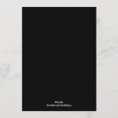 Whimsical Merry Little kerstfotokaart Feestdagenkaart (Achterkant)