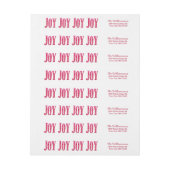 Whimsical-met-kerstcadeau Joy Custom (Vel)