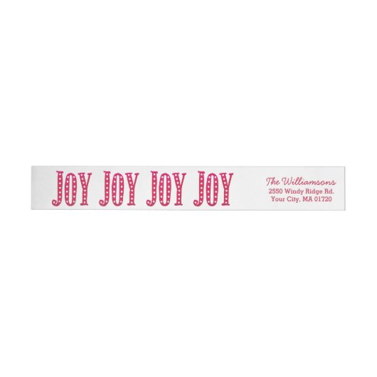 Whimsical-met-kerstcadeau Joy Custom (Individueel)