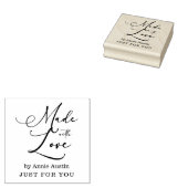 Whimsical met Love for Business Rubberstempel (Gestempeld)