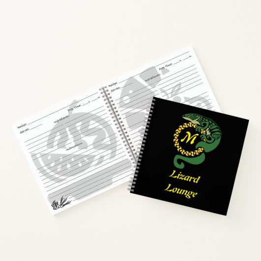 Whimsical Mexican Alligator Lizard Climate Notitieboek (Binnen)