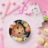 Whimsical Mice and Pumpkins Halloween Papieren Kommen (Feest)