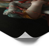 Whimsical Mini Model Clown Poster met Realistic D (Hoek)