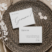 Whimsical Minimal Script Groomsman-voorstel Kaart