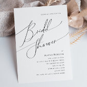 Whimsical Minimalist Script Vrijgezellenfeest Kaart