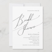 Whimsical Minimalist Script Vrijgezellenfeest Kaart (Voorkant)