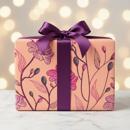 Whimsical Minimalist Wrapping Paper Sheets