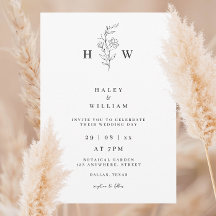 Whimsical minimalistisch script eenvoudige witte b