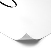 Whimsical-minimalistisch script poster (Hoek)