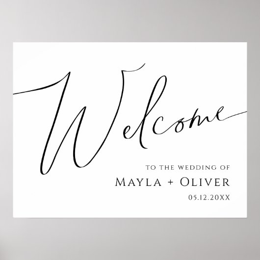 Whimsical-minimalistisch script poster (Voorkant)