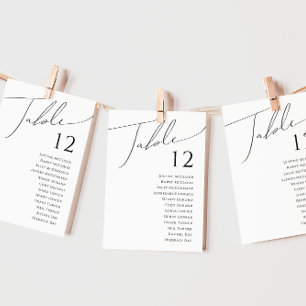 Whimsical-minimalistisch script   Tabelnummer