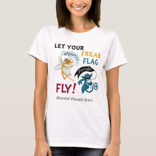 Whimsical Mischief Freak Flag T-shirt