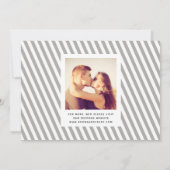 Whimsical Mod Photo Save the Date | Zwart (Achterkant)