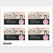 Whimsical Modern Bakery Packaging Stickers (Vel)