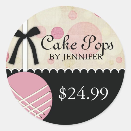 Whimsical Modern Bakery Prijs Labels (Voorkant)