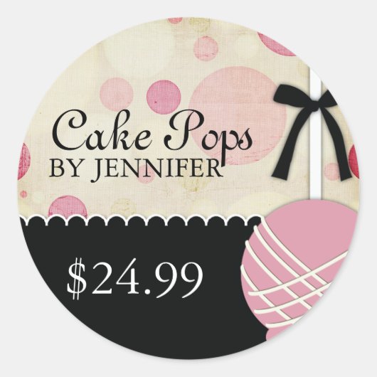 Whimsical Modern Bakery Prijs Labels (Voorkant)