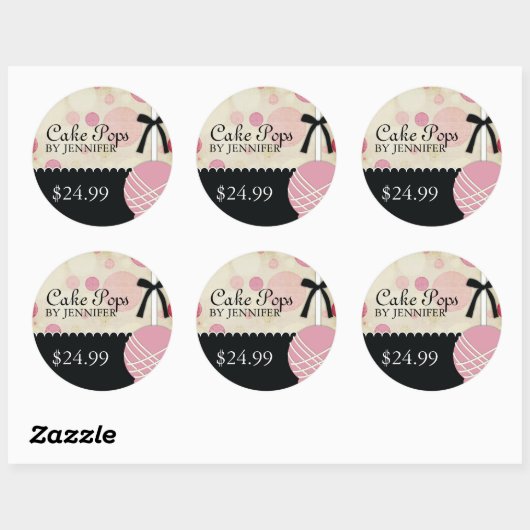 Whimsical Modern Bakery Prijs Labels (Vel)