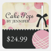 Whimsical Modern Bakery Prijs Labels (Voorkant)