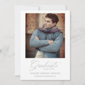 Whimsical Modern Calligraphy Photo Graduation (Voorkant)