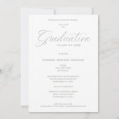 Whimsical Modern Calligraphy Photo Graduation (Achterkant)