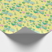 Whimsical Modern Forest Cadeaupapier (Hoek)