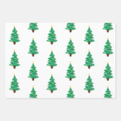 Whimsical Modern kerstboomset 3 Inpakpapier Vel (Voorkant 3)
