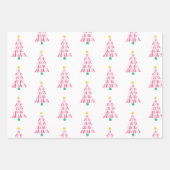 Whimsical Modern kerstboomset 3 Inpakpapier Vel (Voorkant 2)