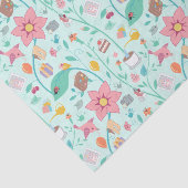 Whimsical Moederdag Collage Patroon Tissuepapier (Detail)