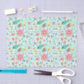 Whimsical Moederdag Collage Patroon Tissuepapier (Craft)