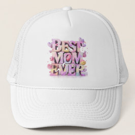 *~* Whimsical moederdag harten bloemen 3-d AP72 Trucker Pet