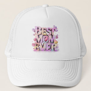 *~* Whimsical moederdag harten bloemen 3-d AP72 Trucker Pet