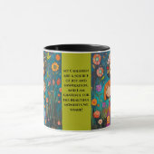 Whimsical Moederschap Mok met Inspirerend Quote (Midden)
