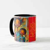 Whimsical Moederschap Mok met Inspirerend Quote (Voorkant links)