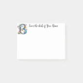 Whimsical Monogram B Post-it® Notes (Voorkant)