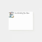 Whimsical Monogram E Post-it® Notes (Voorkant)