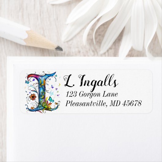 Whimsical Monogram I Etiket (Insitu)