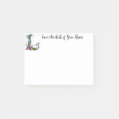 Whimsical Monogram L Post-it® Notes (Voorkant)