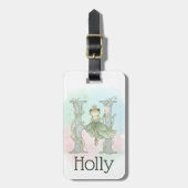 Whimsical Monogram Letter H Bagagelabel (Voorkant verticaal)