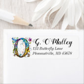 Whimsical Monogram O Etiket (Insitu)