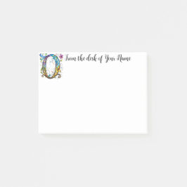Whimsical Monogram O Post-it® Notes