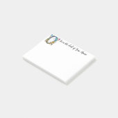 Whimsical Monogram O Post-it® Notes (Schuin)