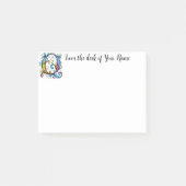 Whimsical Monogram Q Post-it® Notes (Voorkant)