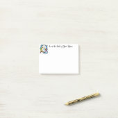 Whimsical Monogram Q Post-it® Notes (Op bureau)