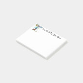 Whimsical Monogram T Post-it® Notes (Schuin)