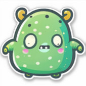 Whimsical monster sticker voor kinderen (Voorkant)