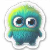 Whimsical monster sticker voor kinderen (Voorkant)