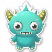 Whimsical monster sticker voor kinderen (Voorkant)