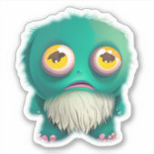Whimsical monster sticker voor kinderen (Voorkant)