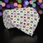 Whimsical Monsters Fun Custom Necktie Tie Stropdas<br><div class="desc">Whimsical Fun Custom Necktie: A statement piece that adds a touch of retro fashion to any outfit. This eye-catching design is perfect for those who love pop culture and unique accessories. Ideal for expressing your personal style and making a memorable impression.</div>