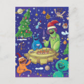 Whimsical Monsters Illustration/  Feestdagenkaart (Voorkant)